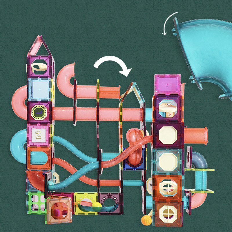 Magnetic Track Early Education Building Toys