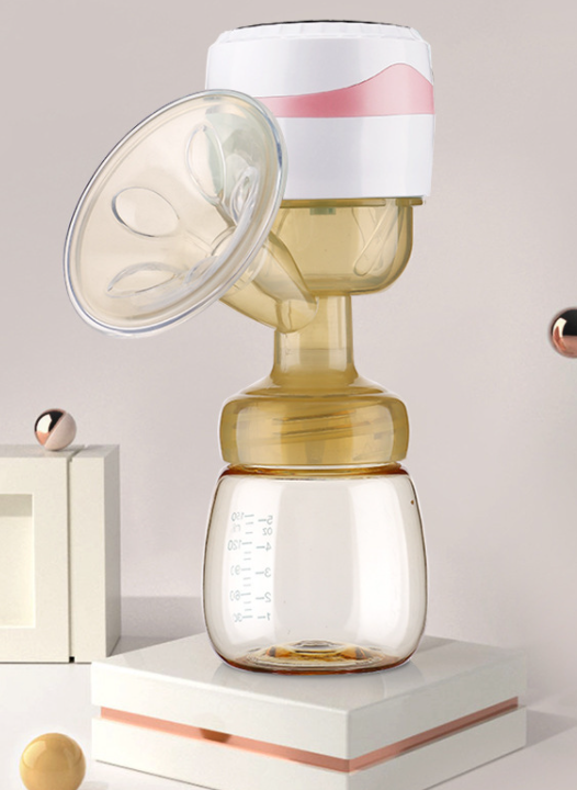 Integrated Electric Breast Pump Smart Breast Pump Wireless Breast Pump Suction (Pink, A)