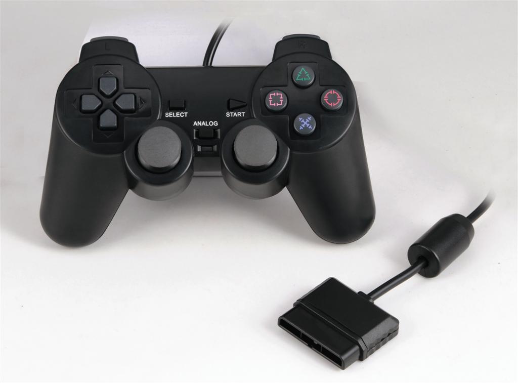 وحدة تحكم ألعاب سلكية لجهاز PS2 (Neutral Bare Metal)