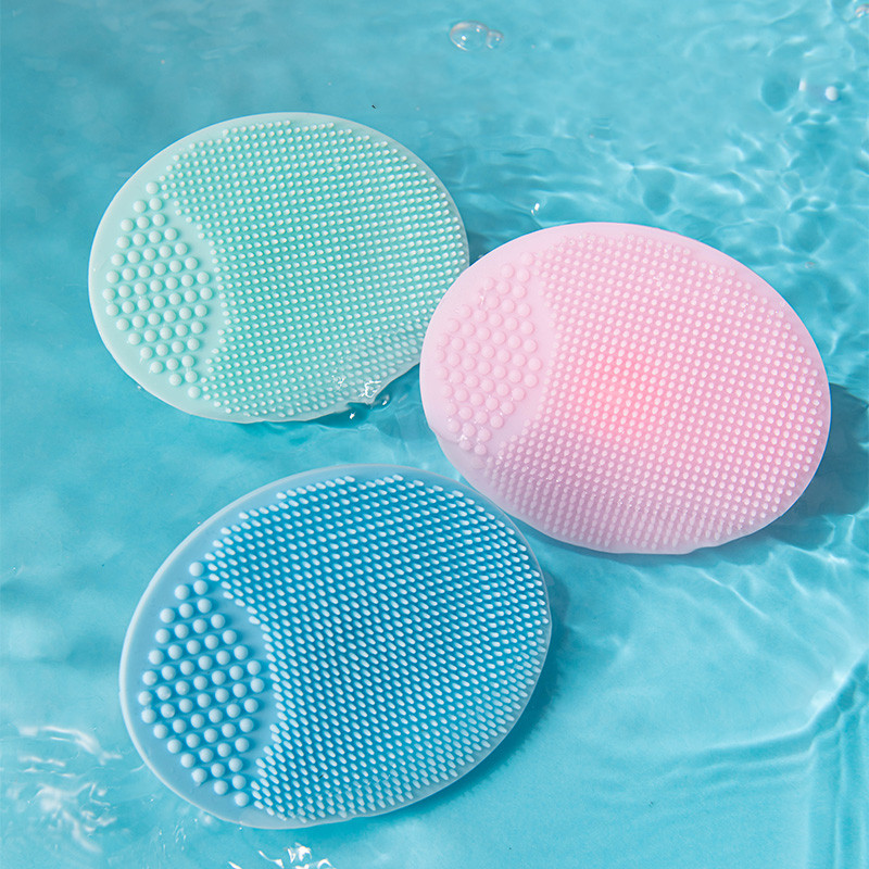Baby Shampoo Brush Silicone Anti-dandruff Bath Sponge (A)