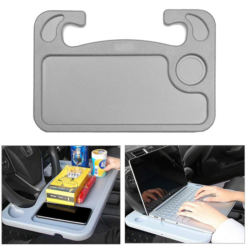 Multifunctional car desk computer desk (Grey)