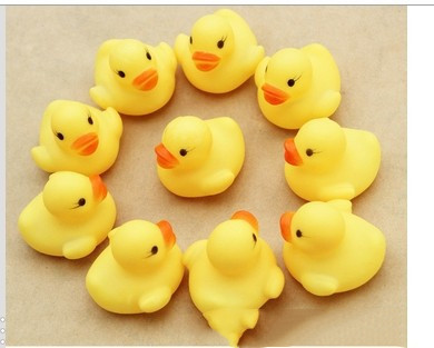 Little Yellow Duck, Baby Playing In Water, Swimming, Squeeze Toy, Playing Duck (1 [pcs])