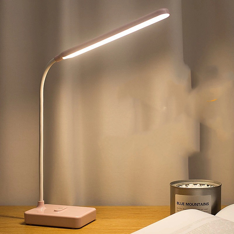 Modern and Simple LED Desk Lamp (Pink)