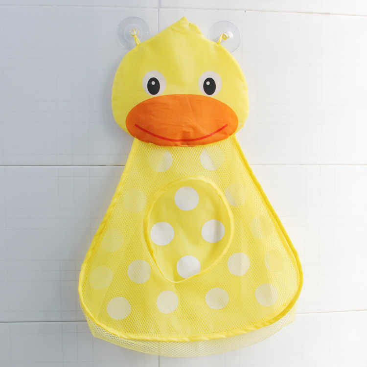 Baby Bathtub Toy Mesh Duck Storage Bag Organizer Holder Bathroom Organiser Mesh Storage Toy For Children Baby Gift Bathtub Toy (Duck Storage Bag)