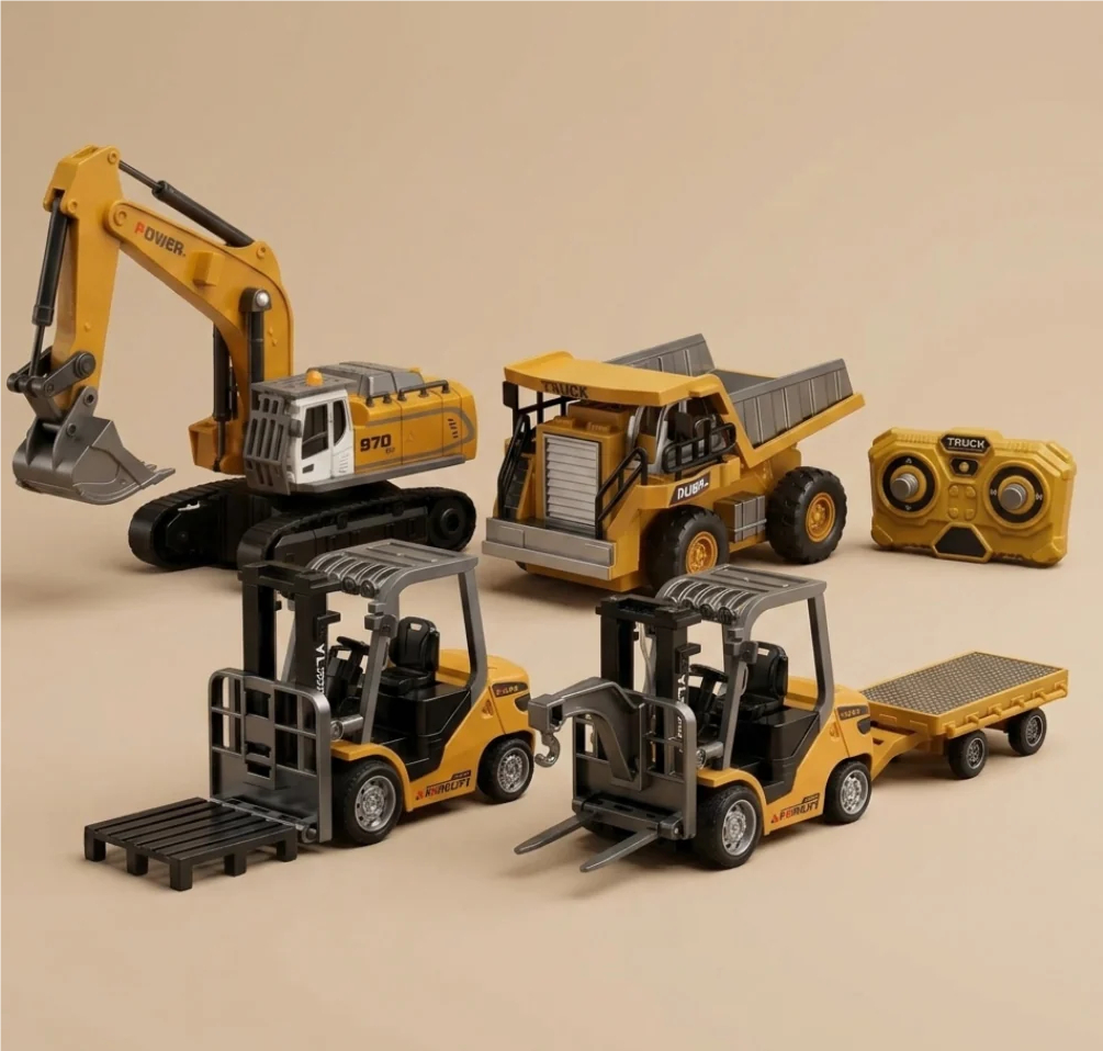 Remote-Control Alloy Mini Forklift Truck (Set)