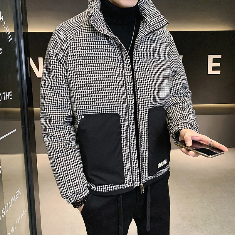 Cool Light And Warm Short Woolen Coat (M, Black)