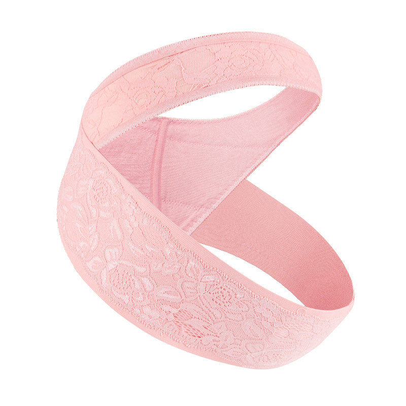 حزام دعم الخصر للحوامل (L, Pink)