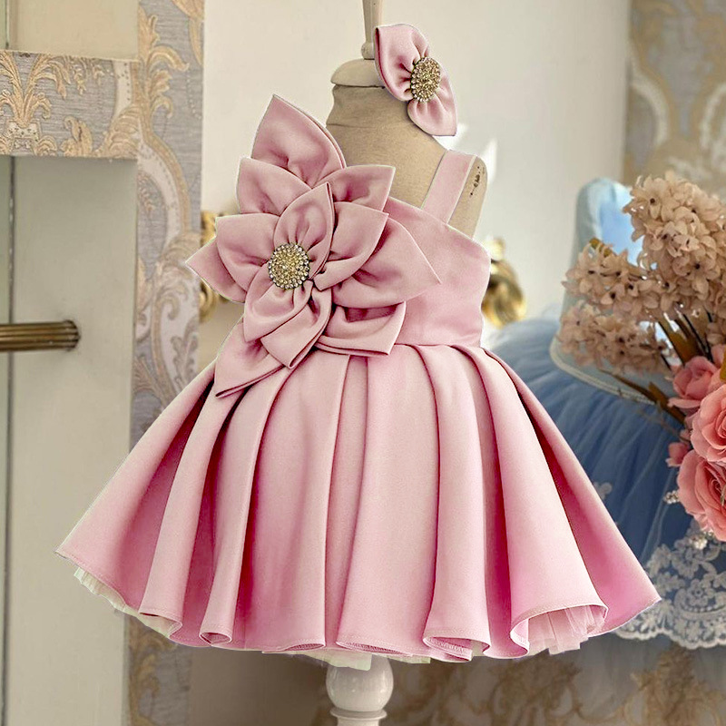 Christmas Children's Flower Princess Pettiskirt (150 [cm], Pink)