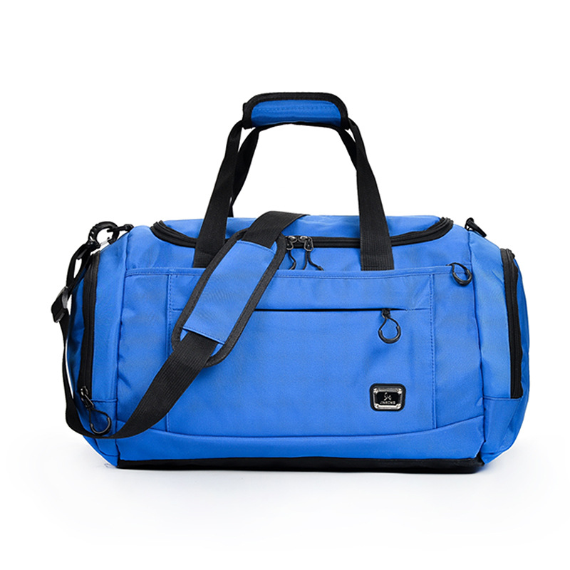 Yoga bag fitness bag travel bag outdoor leisure bag sports luggage bag (Blue)