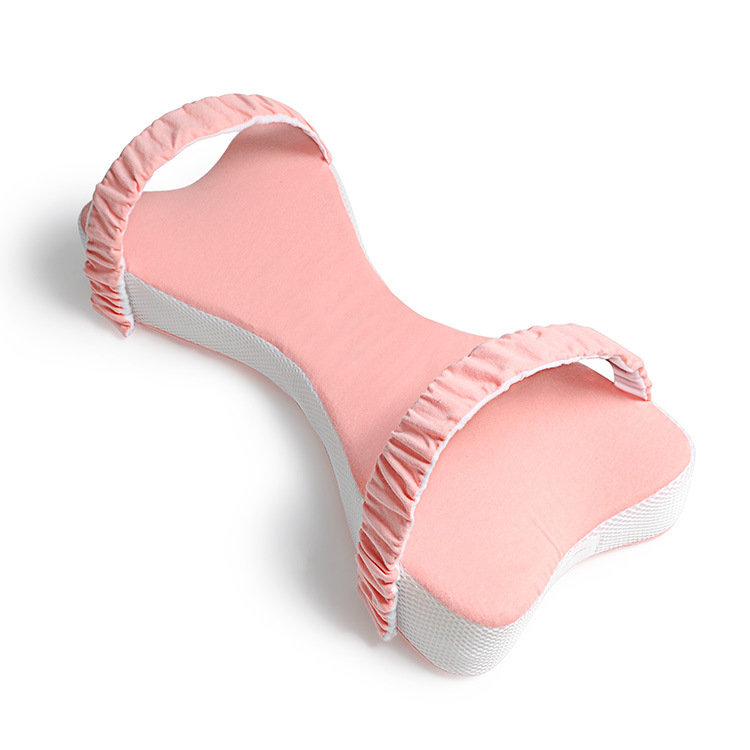 Dual-purpose Knee Pillow Sleep Footrest Cushion Pregnant Women Side Sleeping Memory Foam Leg Lock Pillow (Pink)