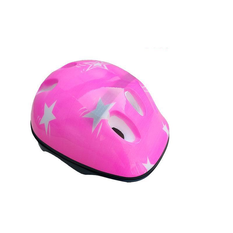 Child Fall Protection Helmet Skating Bicycle (Pink)