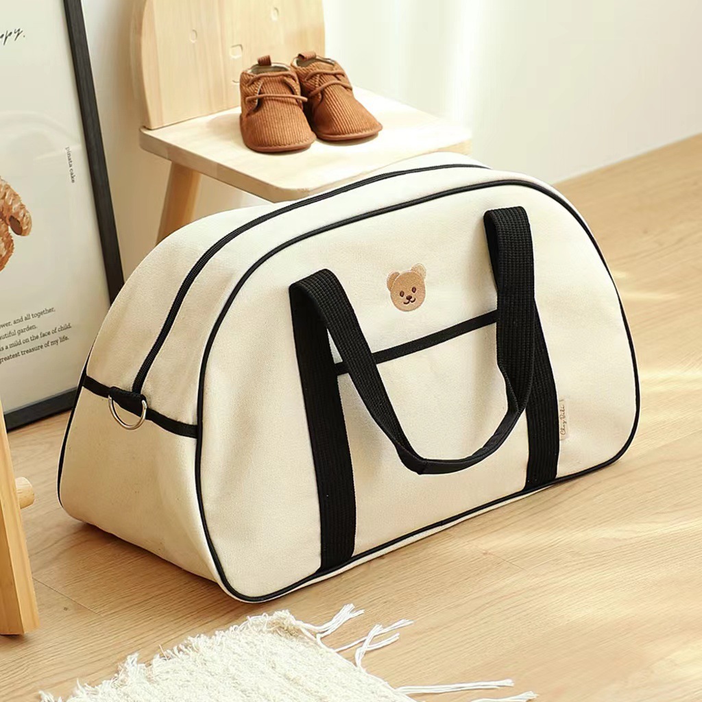 Fashion Mummy Bag Large Capacity Multi-functional Outing (Black)