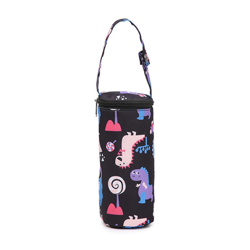 Baby Bottle Warmer Insulation Bag Travel Cup Drink Milk (Thermos Bag Black)