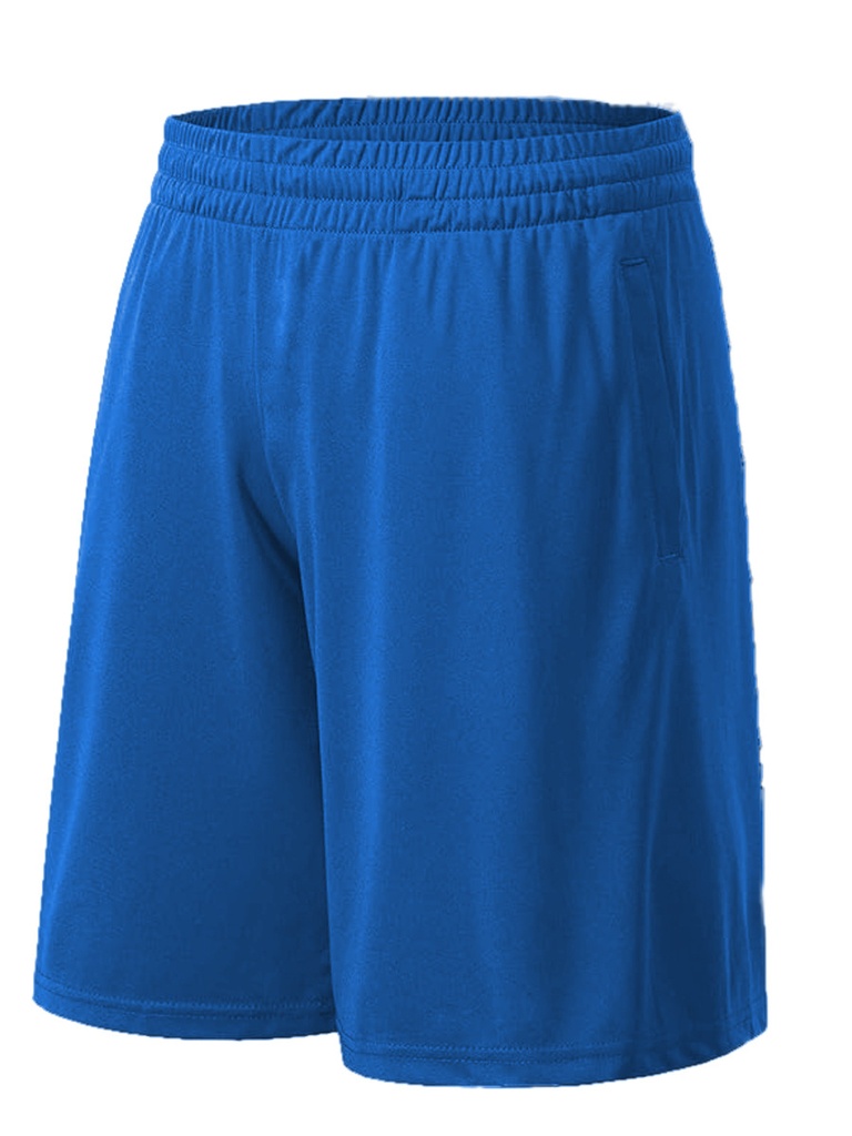 Men's Summer Athletic Handsome Casual Shorts Casual Pants (M, Blue)