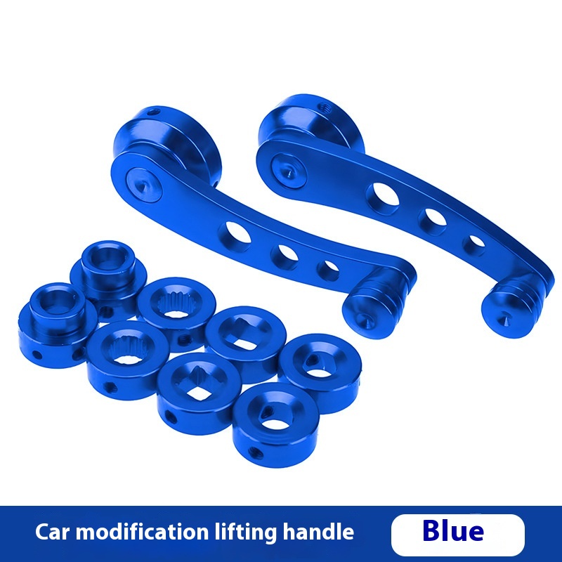 Car Modification Lifter Hand Crank Accessories (Blue)