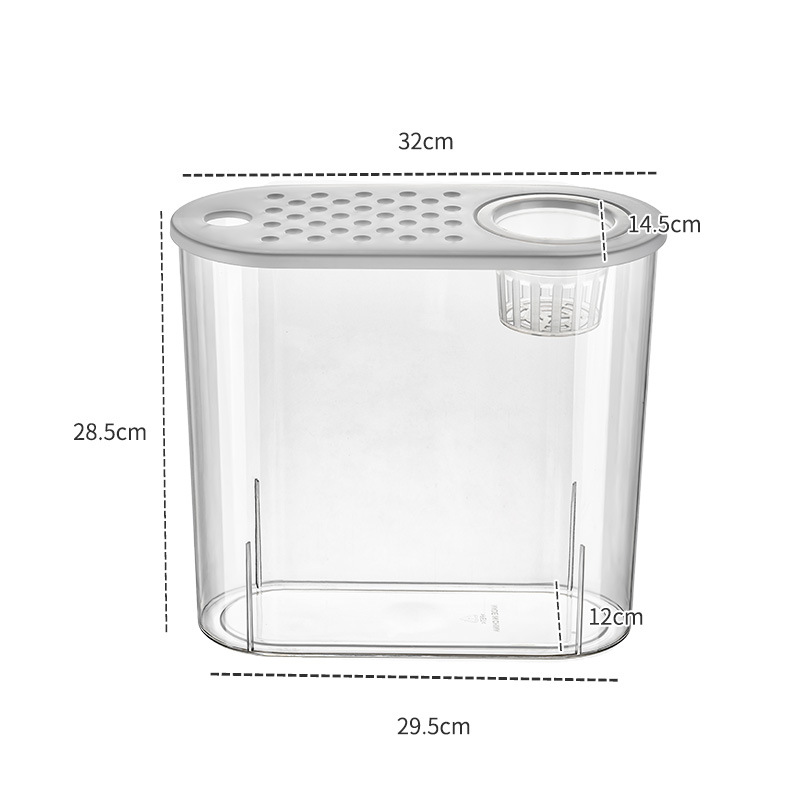 Acrylic Transparent Ecological Incubator Goldfish Tank (Hydroponic Fish Tank)