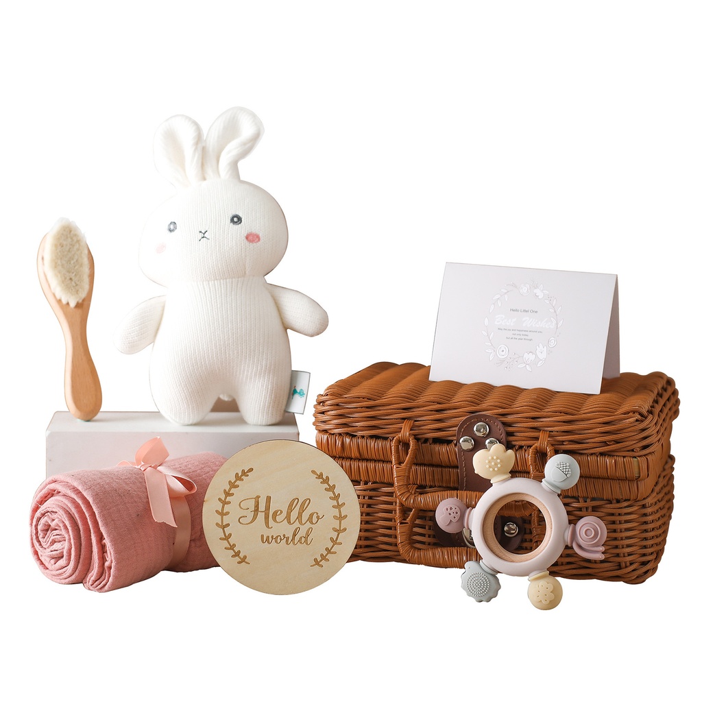 Baby Full-year Photo Commemorative Bath Doll Set (Set: 1)