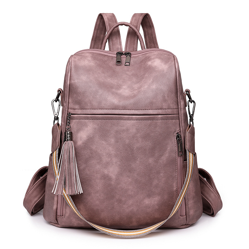 Multi-functional Large Capacity Shoulder Messenger Bag (Pink)