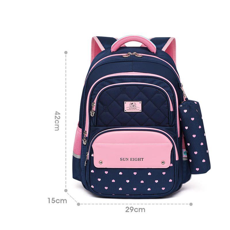 Sunshine 8 o'clock elementary school bag (Pink)