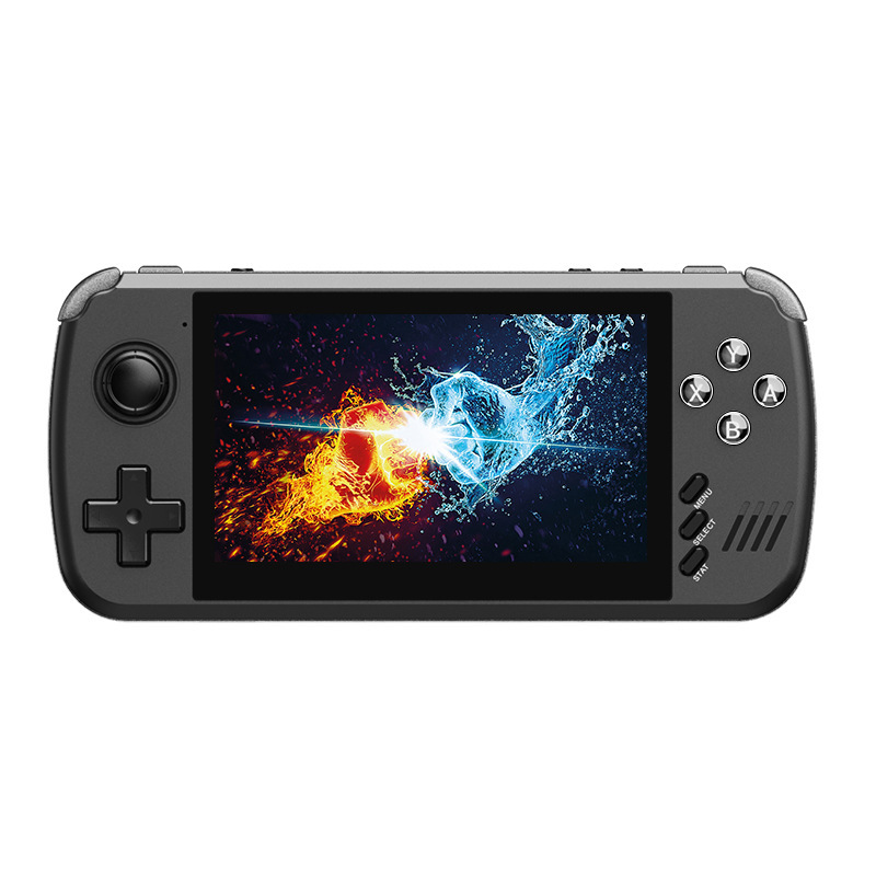 IPS HD Large Screen Game Machine (Black Transparent, No Card)