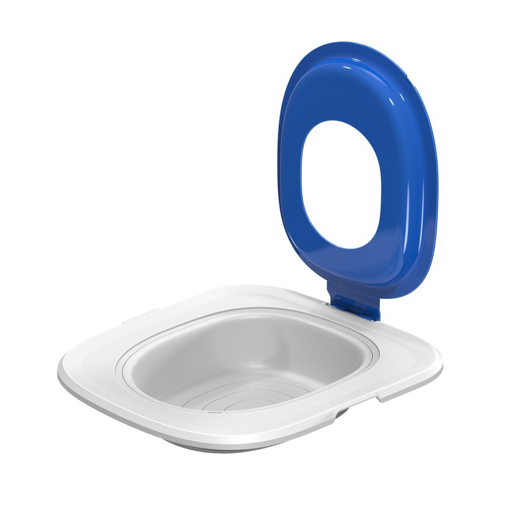 Fifth Generation Cat Toilet New Shape Trainer Toilet Cat Toilet Mat (Blue)