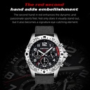 Men’s stainless steel sports watch with solar-powered technology and an advanced electronic design