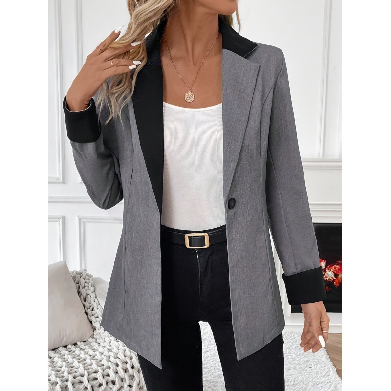 Autumn And Winter Elegant Small Suit Coat Top (M)