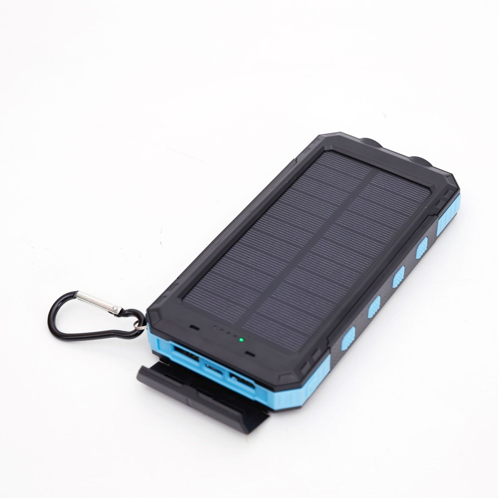 شاحن طاقة بالطاقة الشمسية مقاوم للماء (Blue, 10000 [mAh] Standard)