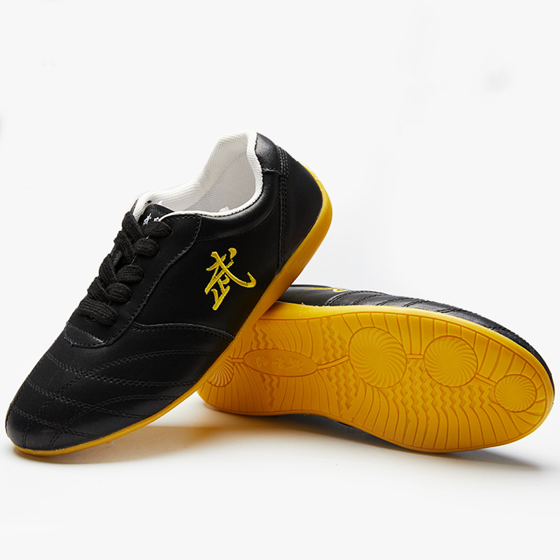 Breathable And Comfortable National Style Tendon Sole Training Shoes (34, Black)