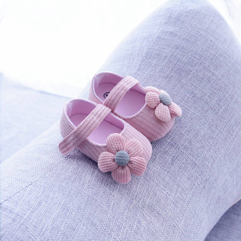 Baby soft-soled toddler shoes (0 - 6 [months], Pink)