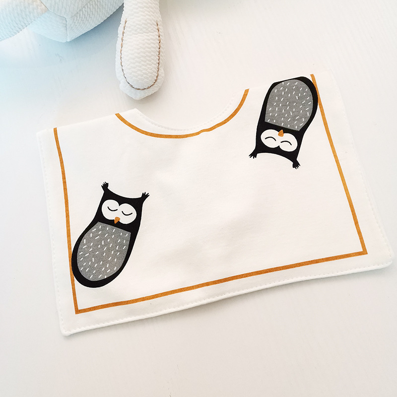 Explosion-Proof Baby Saliva Towel For Boys And Girls (Owl)