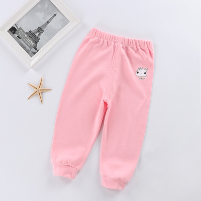 Baby cartoon leggings (100 [cm], Pink)
