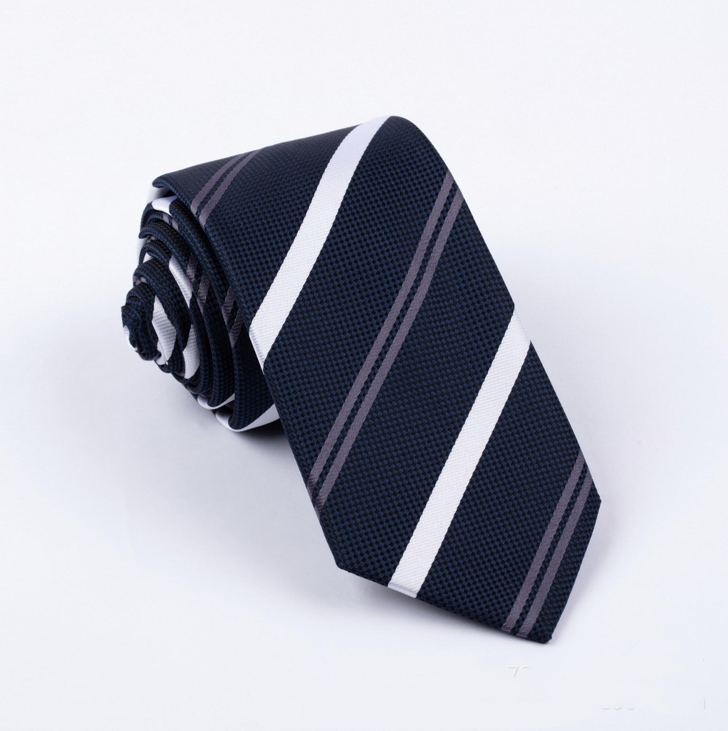 Polyester Jacquard Tie Stripes Individually Packed (P210391)
